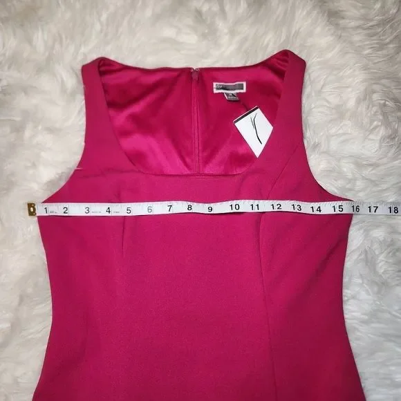 Chelsea28 Fuschia Pink Ruffle Hem Mini Dress - Picture 5 of 9